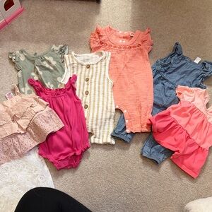 Bundle of Baby Summer Outfits 3-6M Various Brands